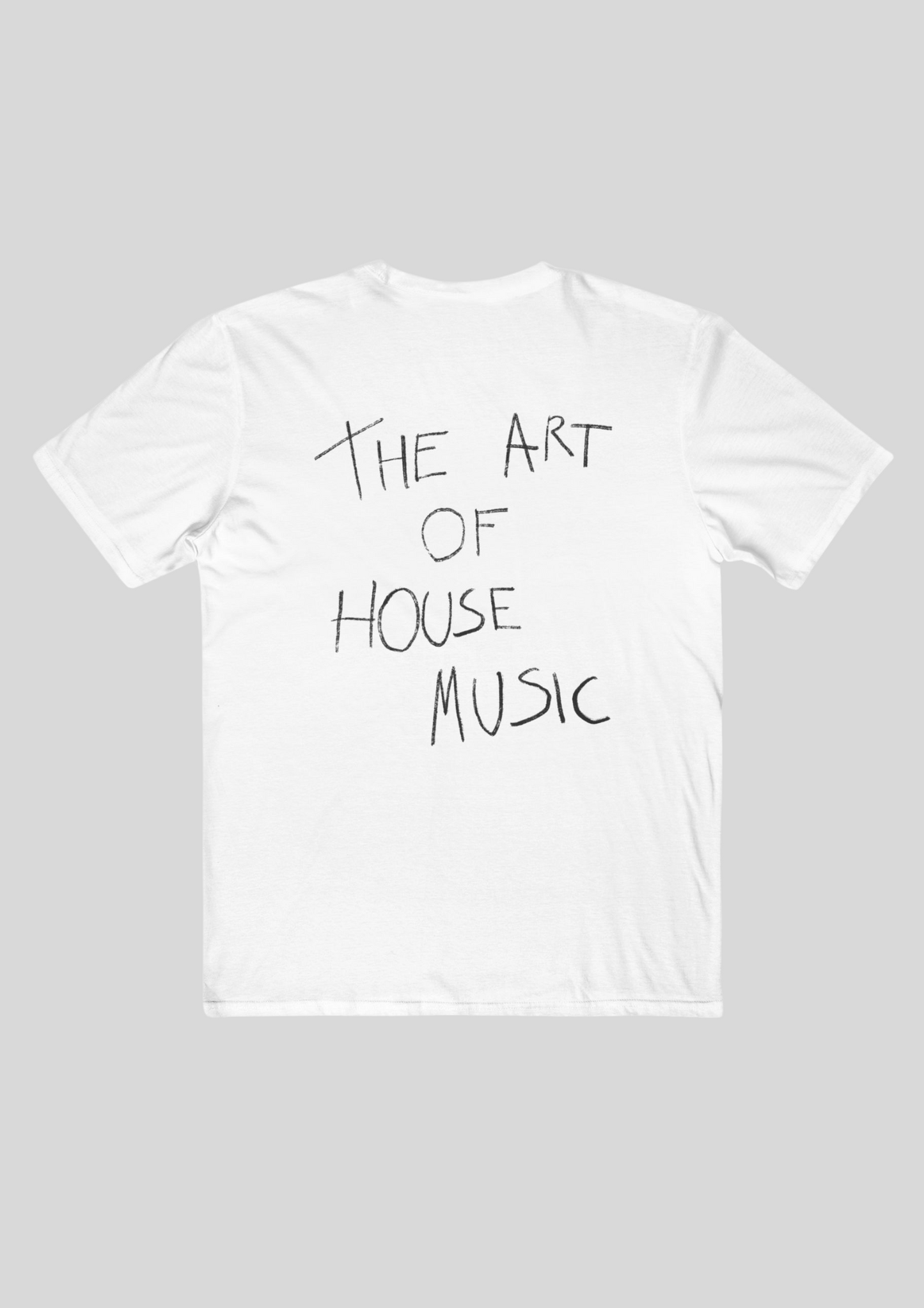 T-shirt "The Art Of House Music" Blanc