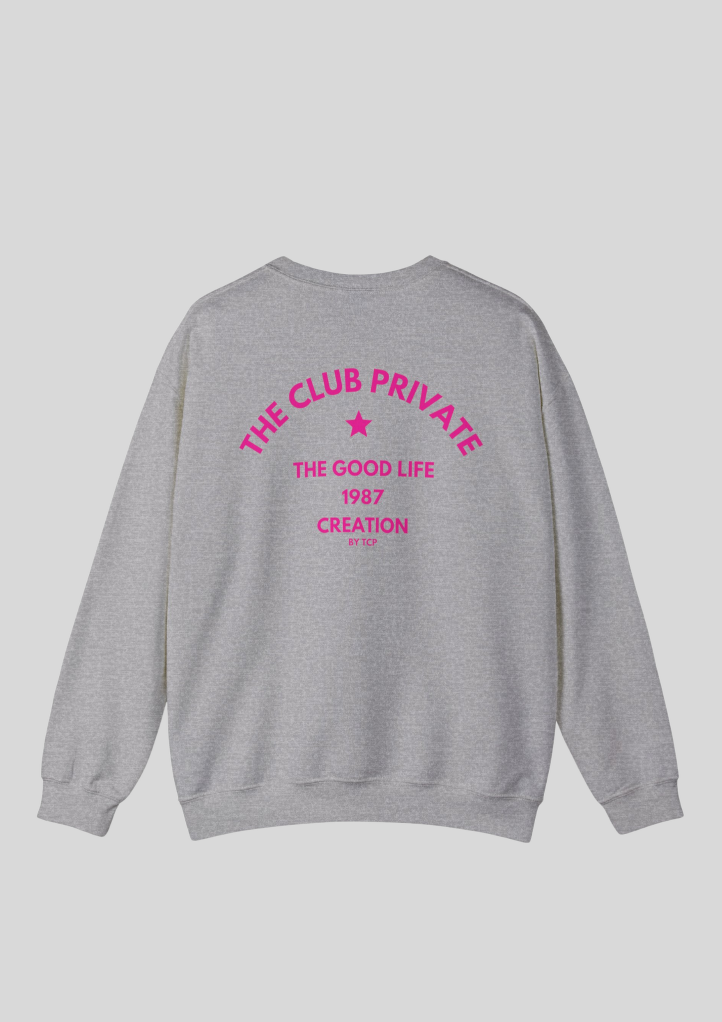 Sweat rose et gris